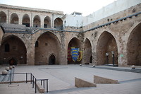 King's Hall in Akko waar ooit ridders verbleven