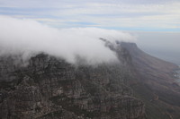 Kleedje over de Tafelberg