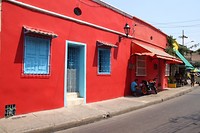Kleurrijk straatje