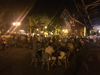Plaza de San Diego is gezellig druk