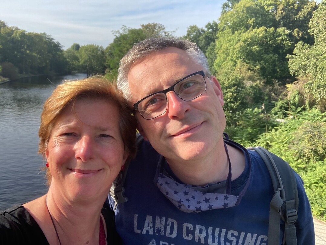 Aan de wandel in Tiergarten