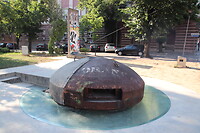 Bunker in het centrum van Tirana