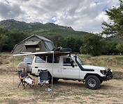Camping Oasis bij Blue Rock Park