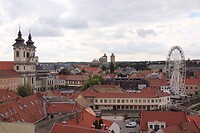 Uitzicht op Eger