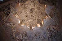 Plafond van de Zaal van de Twee Zussen