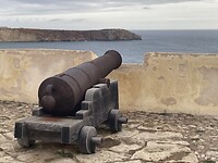 Kanonnen op Fortaleza de Sagres