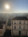 Mistige ochtend in Angoulême