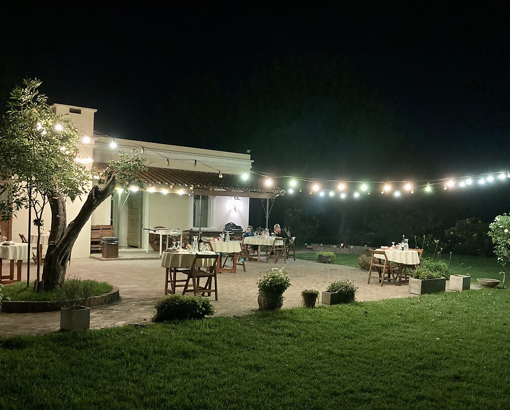 Diner in de tuin