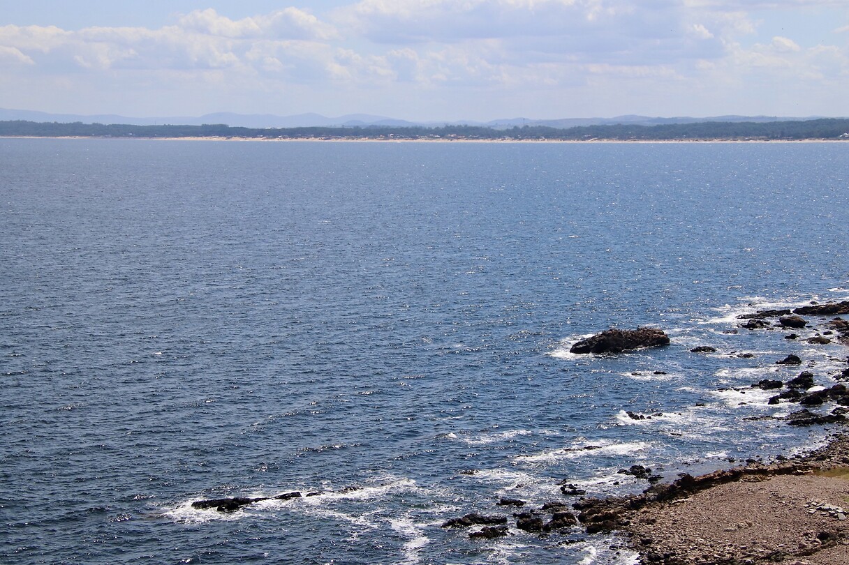 Langs de kust