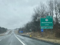 Onderweg komen we langs Amsterdam en Rotterdam