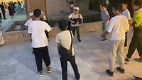 Spelende jongens in Khiva