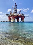 Boorplatform bij Caracas baai