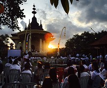 Sunset meditation