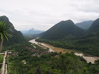 First viewpoint overlooking Muang Ngoy