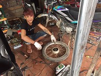 Front wheel bearing