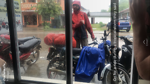 Off in the rain
