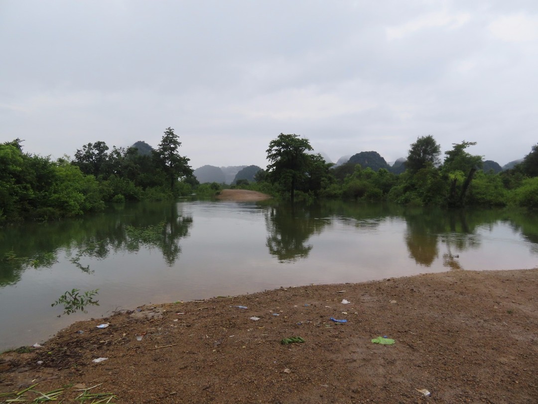 Flooded road