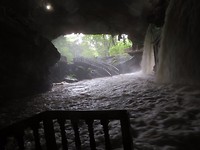 Flooded walkway