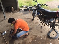New rear tire
