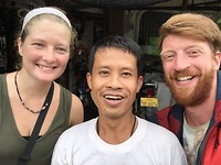 Selfie with the mechanic