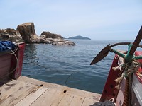 On a boat