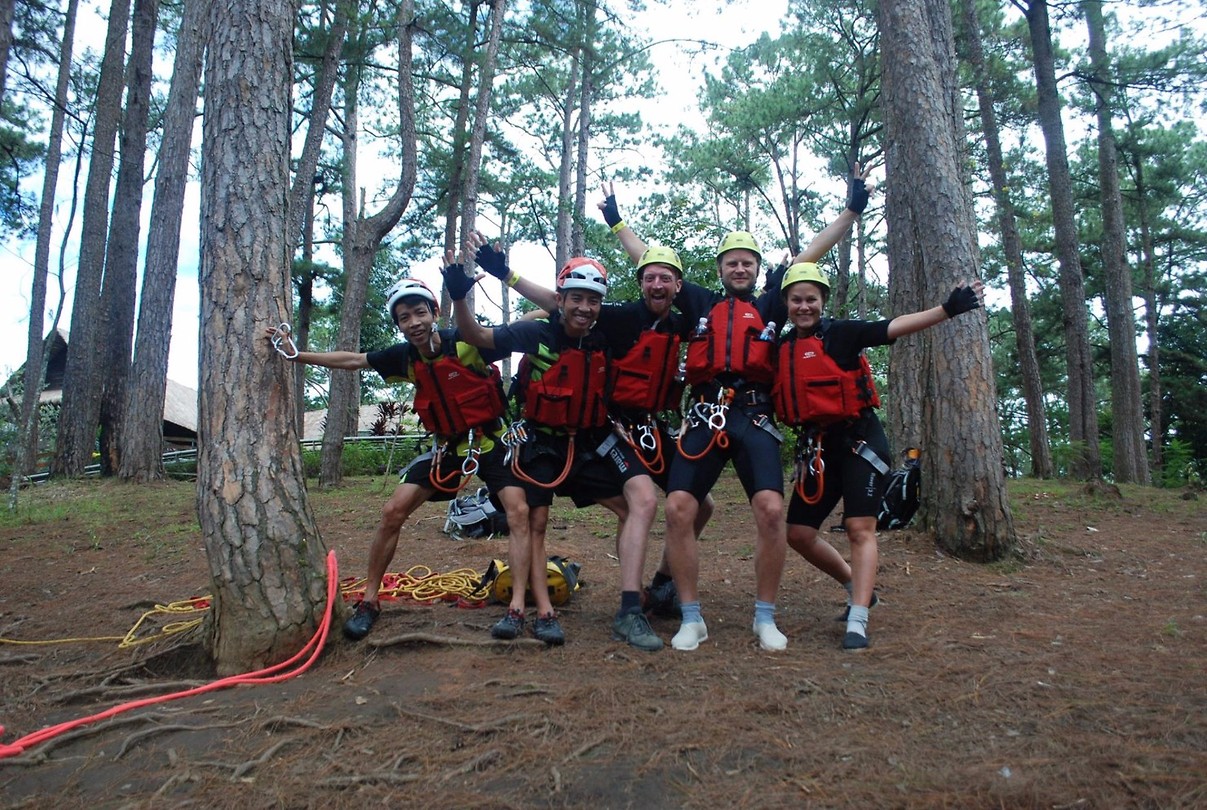 Canyoning group