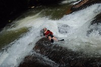 Canyoning water slide