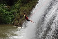 Canyoning fall