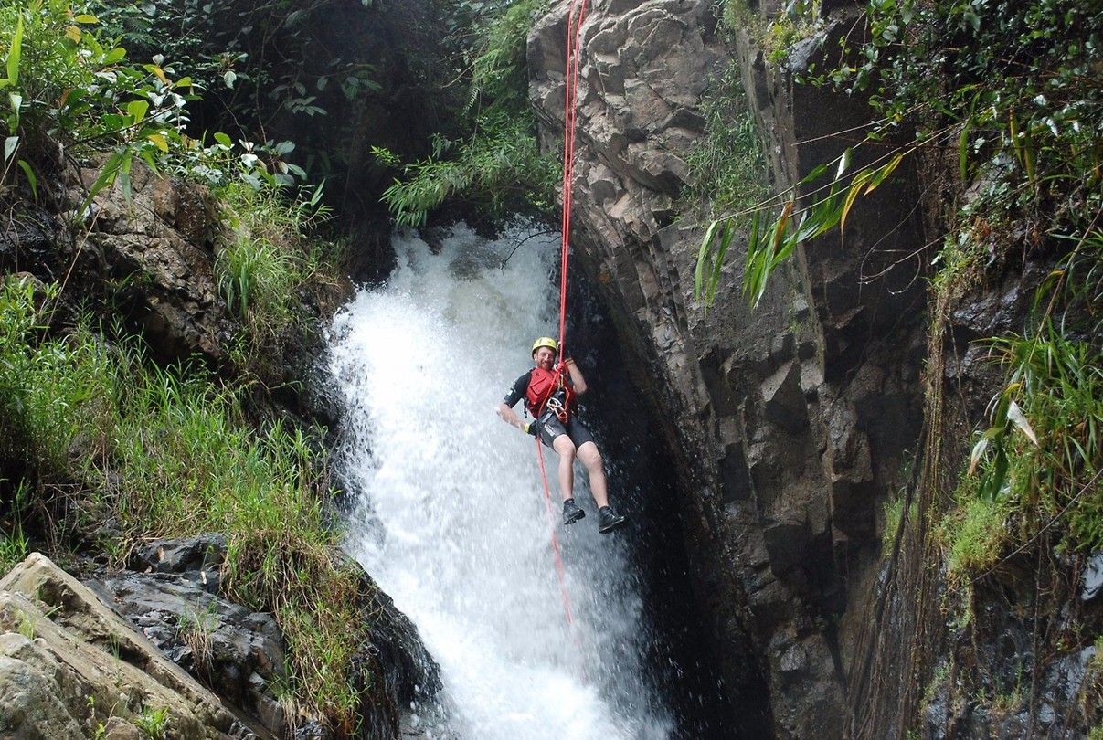 Canyoning washingmachine
