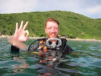 Starting the dive