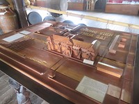 Maquette of wooden house