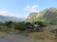 China in the background