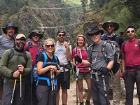 Group pic before hike to Namche