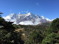 View from the everest view hotel