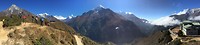 Walking to everest view hotel