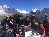 Group photo at the everest view hotel