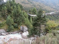 Bridge going to Tyangboche