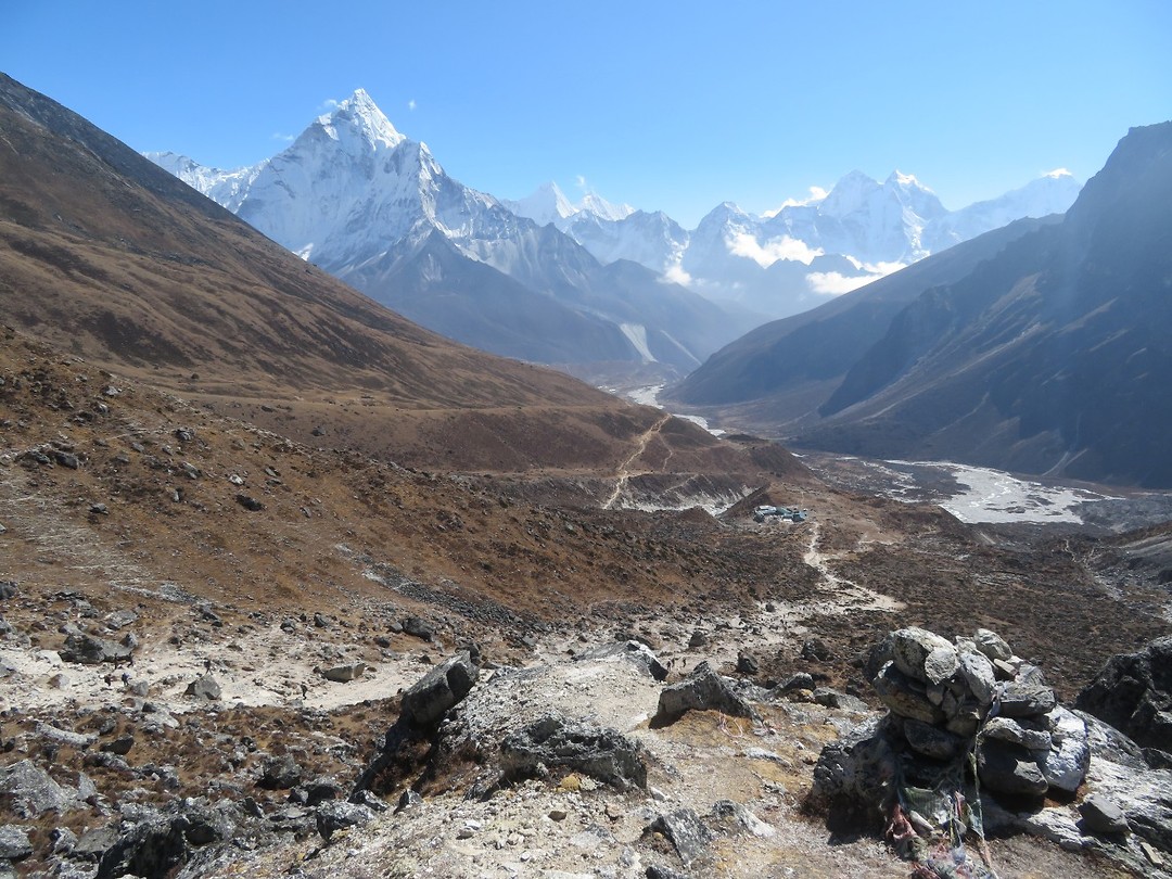 View back to Dingboche