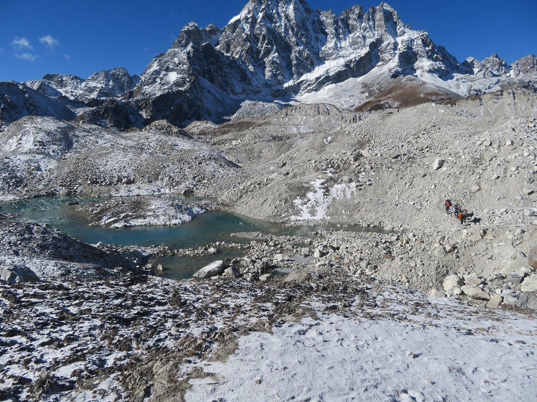 Inside the glacier
