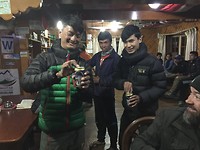 Thanking our porters