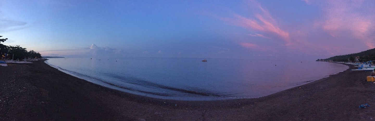 Sunset at amed