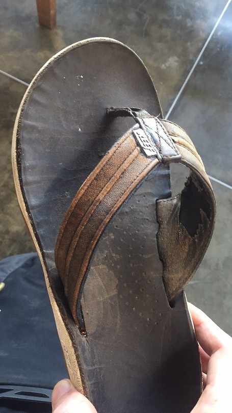 Repaired flip flop