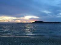 Sunset on meno