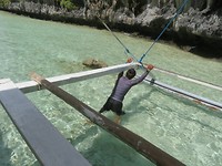 Walking the boat