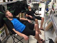 Sleepin' on the job