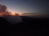 Masaya vulkaan bij zonsondergang