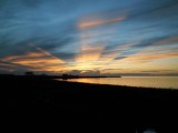 zonsondergang in tadoussac
