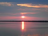 Zonsondergang in Rimouski