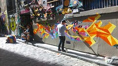 Oude graffiti weg, nieuwe in de maak
