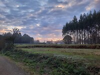 Laatste mooie zonsopkomst